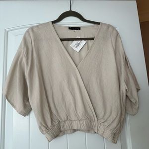 Final Touch - Linen Wrap 3/4 Top